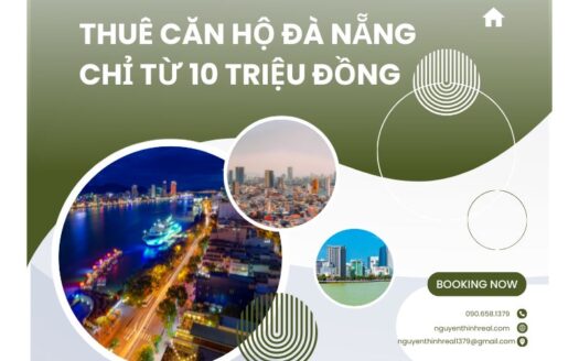 thuê căn hộ Đà Nẵng chỉ từ 10 triệu