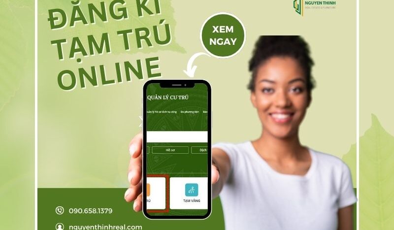 Cách đăng ký tạm trú online